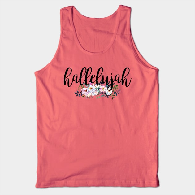 Hallelujah Tank Top by gatherandgrace